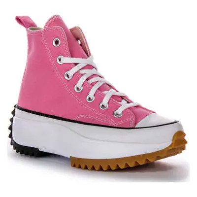 Converse A08735C Run Star Hike Platform women's Trainers in Pink