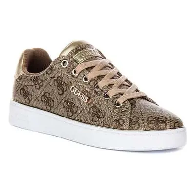 Guess Fl7Bkifal12 Beckie women's Trainers in Beige