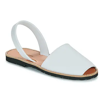 Minorquines AVARCA women's Sandals in White