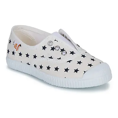 Citrouille et Compagnie WOODEN boys's Children's Shoes (Trainers) in White