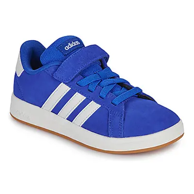 Adidas GRAND COURT 00s EL C girls's Children's Shoes (Trainers) in Blue