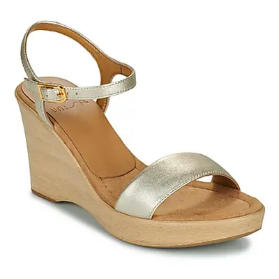 Unisa RITA women's Sandals in Gold