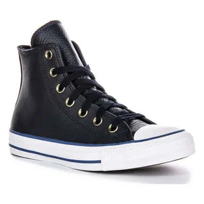 Converse A08584C Chuck Taylor All Star Leather Navy men's Trainers in Multicolour