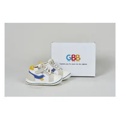 GBB FLEXOO ZIPOU boys's Children's Shoes (High-top Trainers) in White