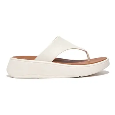 FitFlop F-MODE LEATHER TOE-POST SANDALS women's Flip flops / Sandals (Shoes) in White