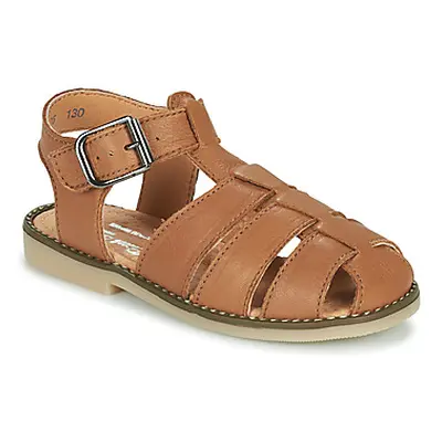 Little Mary BREHAT boys's Children's Sandals in Brown