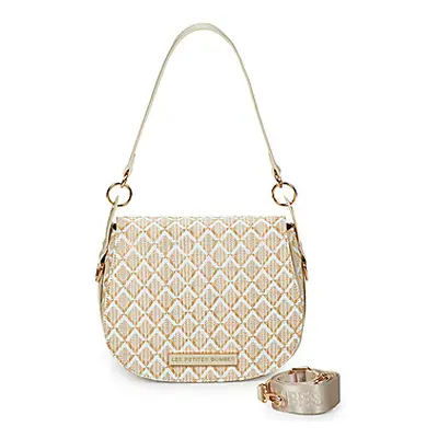 Les Petites Bombes FABRICIA women's Shoulder Bag in Beige