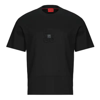 HUGO Debostac men's T shirt in Black