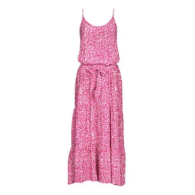 Le Temps des Cerises LISAKA women's Long Dress in Pink