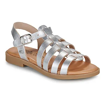 Citrouille et Compagnie CANCUN girls's Children's Sandals in Silver