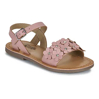 Citrouille et Compagnie FLEURS girls's Children's Sandals in Pink