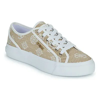 Guess JELEXA7 women's Shoes (Trainers) in Beige