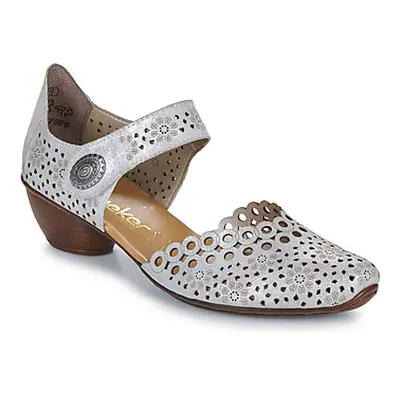 Rieker - women's Court Shoes in Silver