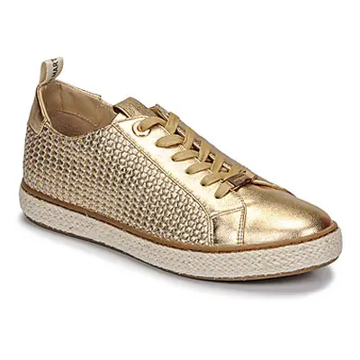 JB Martin INAYA women's Shoes (Trainers) in Gold