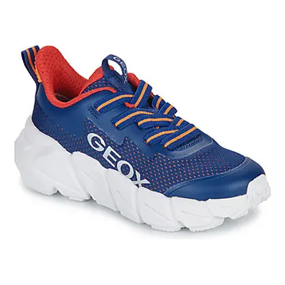 Geox J FLEXYPER FAST BOY girls's Children's Shoes (Trainers) in Blue