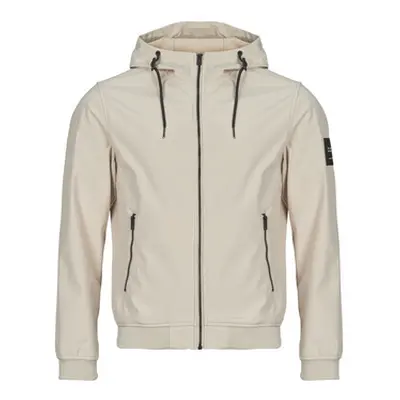 Jack & Jones JJEBASIC SOFTSHEL men's Jacket in Beige