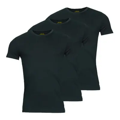 Polo Ralph Lauren CREW NECK X3 men's T shirt in Black