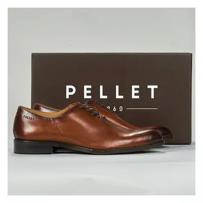 Pellet SERGE men's Smart / Formal Shoes in Brown