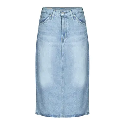 Levis HR BACK SLIT SKIRT women's Skirt in Blue