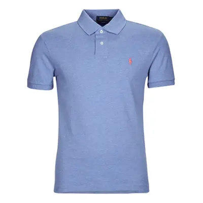 Polo Ralph Lauren POLO AJUSTE SLIM FIT EN COTON BASIC MESH men's Polo shirt in Blue