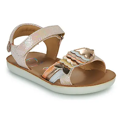 Shoo Pom GOA BUBULLE girls's Children's Sandals in Gold