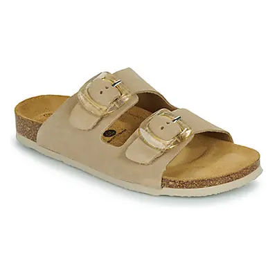 Plakton BETA FLEX women's Mules / Casual Shoes in Beige