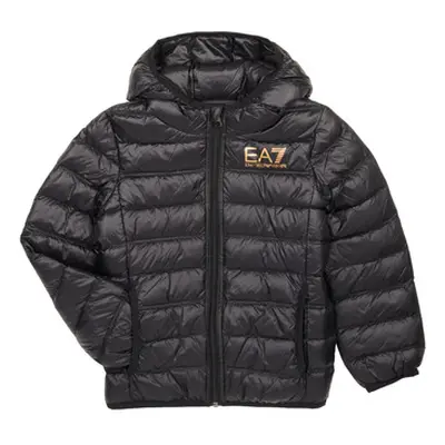 Emporio Armani EA7 DOWN JACKET boys's Children's Jacket in Black