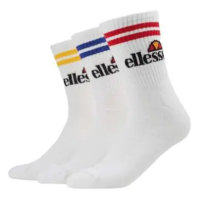 Ellesse Pullo 3 Pack Sport Crew Socks White/Multi men's Socks in White