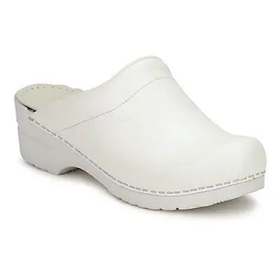 Sanita SONJA OPEN women's Clogs (Shoes) in White