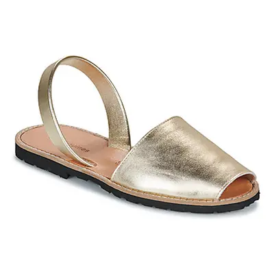 Minorquines AVARCA women's Sandals in Gold