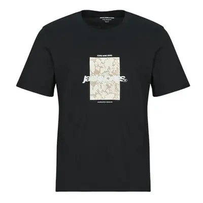 Jack & Jones JCOTARMAC men's T shirt in Black