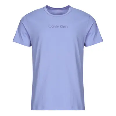 Calvin Klein Jeans S/S CREW NECK men's T shirt in Blue