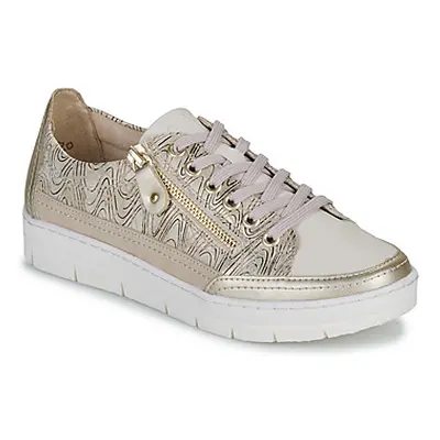 Remonte D5826-91 women's Shoes (Trainers) in Beige