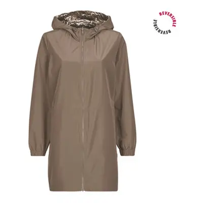 Only ONLFRY REV METALLIC women's Parka in Brown