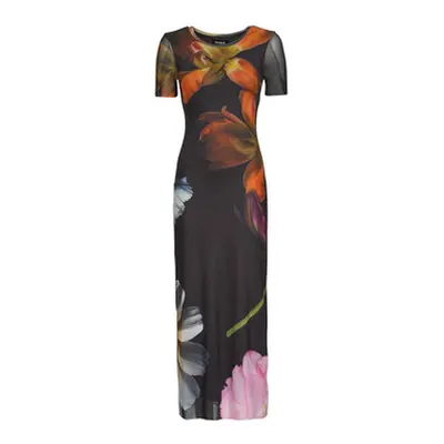 Desigual ROTERDAM women's Long Dress in Multicolour