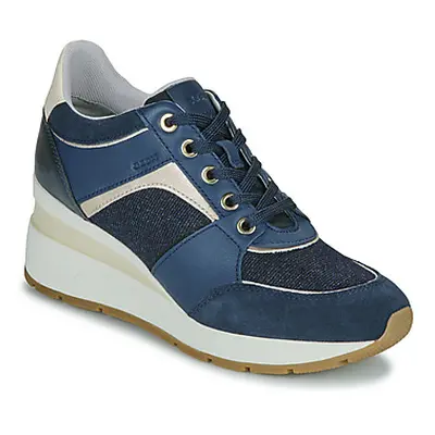 Geox D ZOSMA women's Shoes (Trainers) in Marine