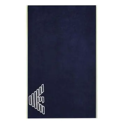 Emporio Armani Eagle Logo Woven Beach Towel Armani Blue 's Beach towel in Blue