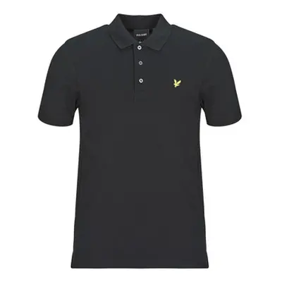 Lyle & Scott Plain Polo Shirt men's Polo shirt in Black