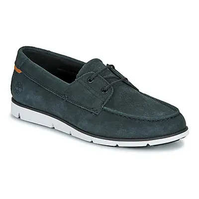 Timberland GRAFTON BAY men's Boat Shoes in Black