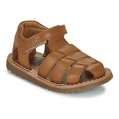 Pom d'Api WAFF PAPY boys's Children's Sandals in Brown