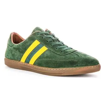 Justinreess England Mens Retro Lace Up Trainers men's Trainers in Green