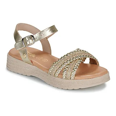 Citrouille et Compagnie PIXI girls's Children's Sandals in Gold