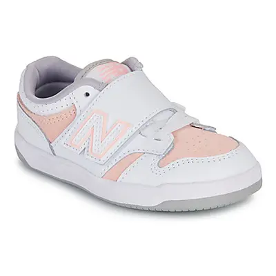 New Balance 480 girls's Children's Shoes (Trainers) in White