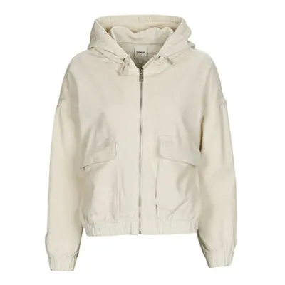 Only ONLKENZIE L/S CORD JACKET CC PNT women's Jacket in White