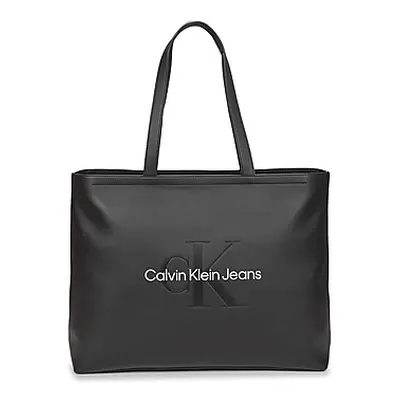 Calvin Klein Jeans SCULPTED SLIM TOTE34 MONO women's Shopper bag in Black