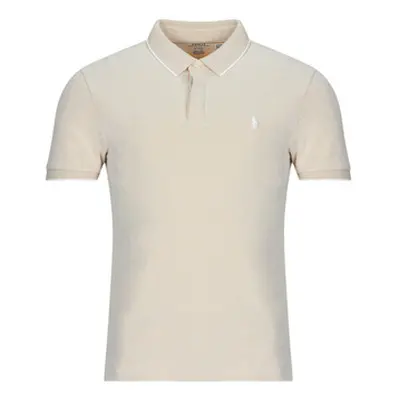 Polo Ralph Lauren POLO AJUSTE SLIM FIT EN COTON STRETCH MESH men's Polo shirt in Beige