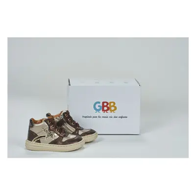 GBB - girls's Children's Shoes (High-top Trainers) in Brown