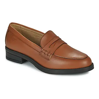 Betty London MAGLIT women's Loafers / Casual Shoes in Brown