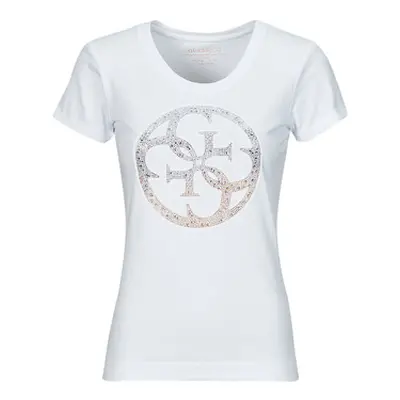 Guess 4G LOGO women's T shirt in White