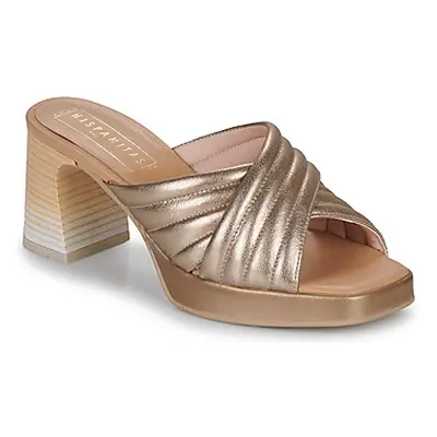 Hispanitas ODINA women's Mules / Casual Shoes in Gold